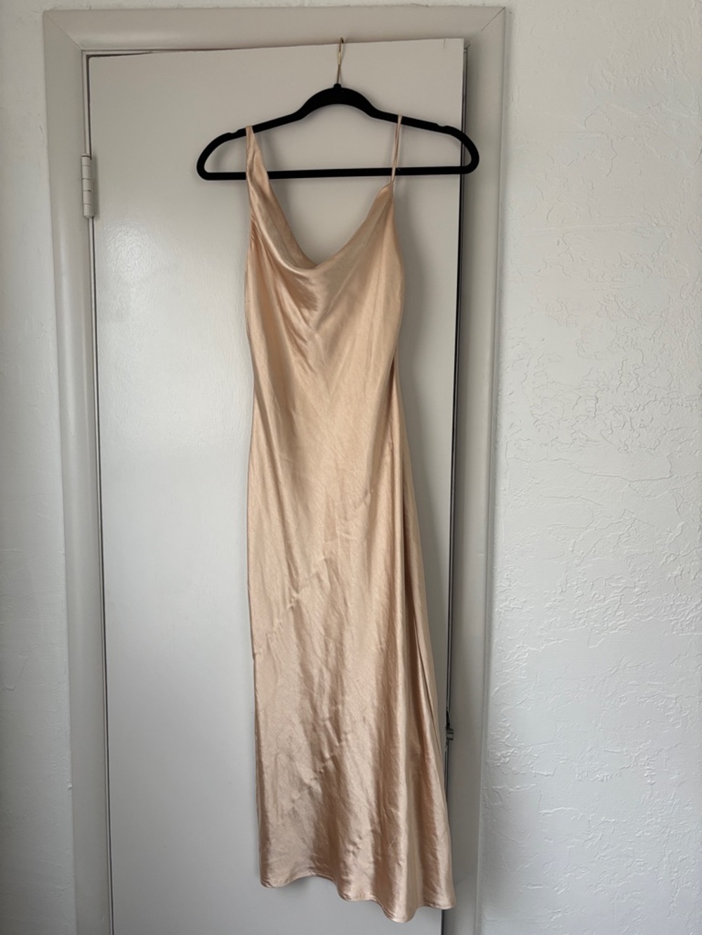 Princess Polly Champagne Slip Maxi Dress
